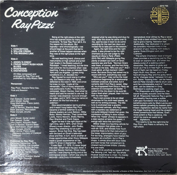 Ray Pizzi : Conception (LP, Album)