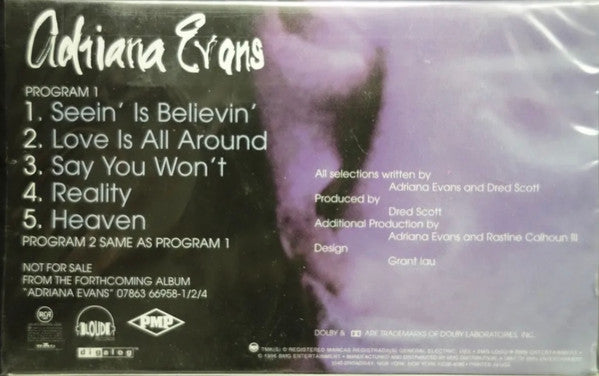 Adriana Evans : Adriana Evans (Cass, Promo, Smplr)