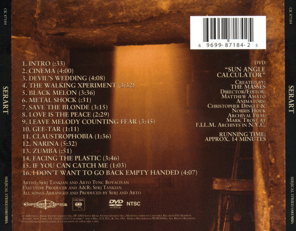 Serart : Serart (CD, Album + DVD-V, NTSC)