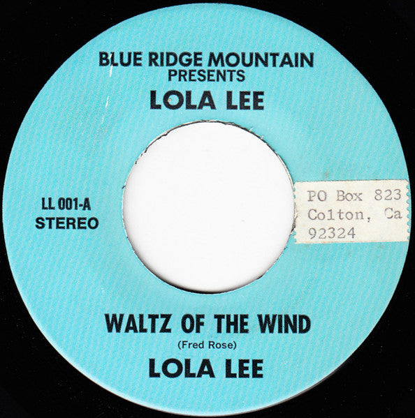 Lola Lee (2) : Waltz Of The Wind / Candy House (7", Single)
