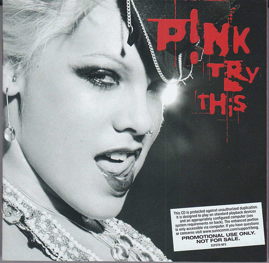 P!NK : Try This (CD, Album, Copy Prot., Promo, Cle)