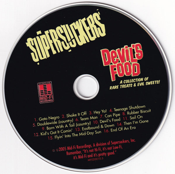 Supersuckers : Devil's Food: A Collection Of Rare Treats & Evil Sweets! (CD, Comp)
