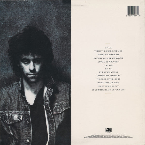 Bob Geldof : Deep In The Heart Of Nowhere (LP, Album, SP )
