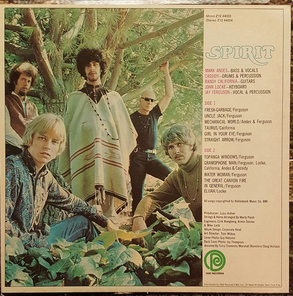 Spirit (8) : Spirit (LP, Album, Pit)
