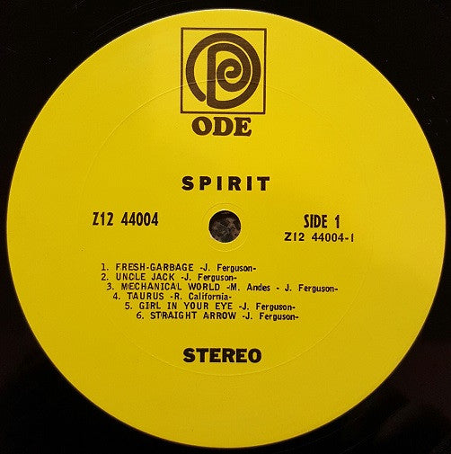 Spirit (8) : Spirit (LP, Album, Pit)