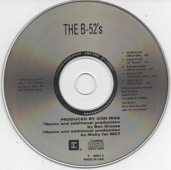 The B-52's : Good Stuff (CD, Maxi, Dig)