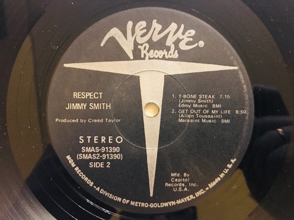 Jimmy Smith : Respect (LP, Album, Club)