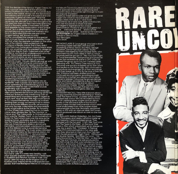 Various : Rare Soul Uncovered (18 Northern Soul Favourites) (LP, Comp)