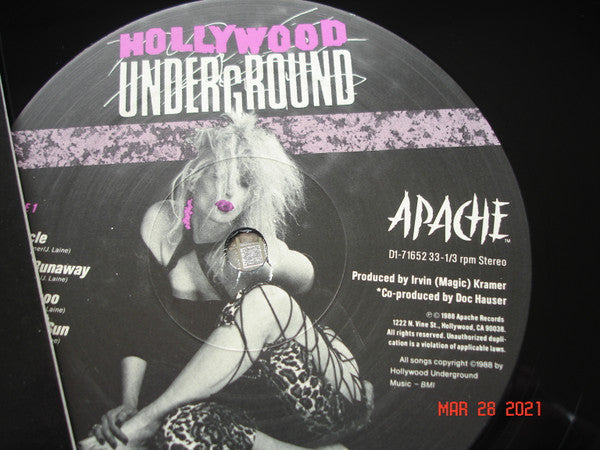 Hollywood Underground : Hollywood Underground (LP, Album)