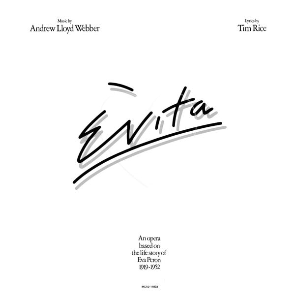 Andrew Lloyd Webber And Tim Rice : Evita (2xLP, Album, RP, Gat)