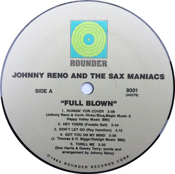 Johnny Reno & The Sax Maniacs : Full Blown (LP)