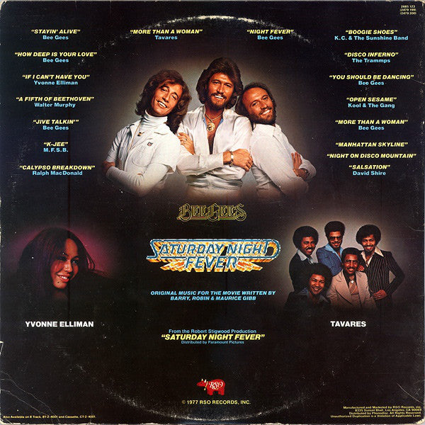 Various : Saturday Night Fever (The Original Movie Sound Track) (2xLP, Album, Comp, Kee)