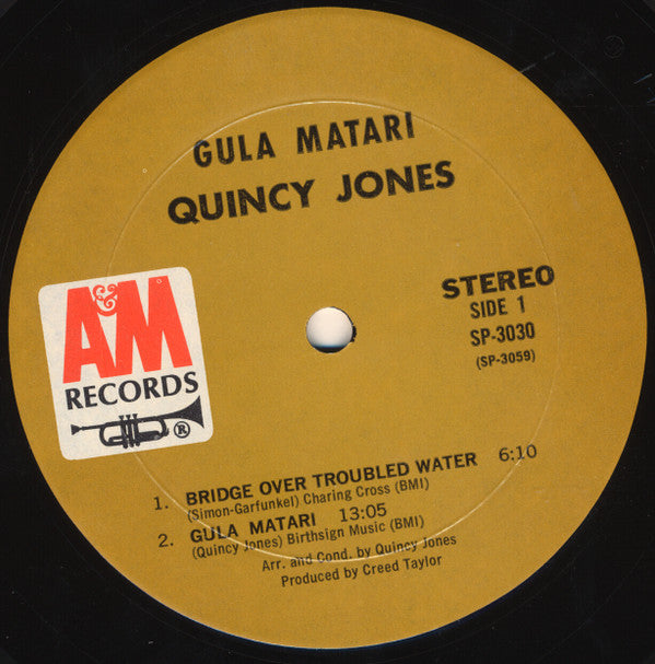 Quincy Jones : Gula Matari (LP, Album, Mon)