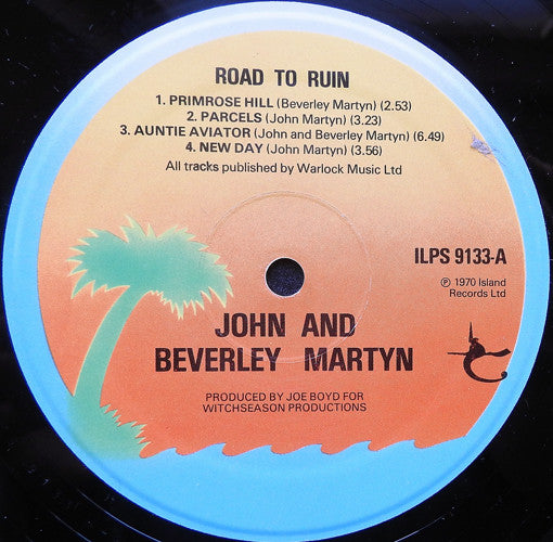 John & Beverley Martyn : The Road To Ruin (LP, Album, RE)