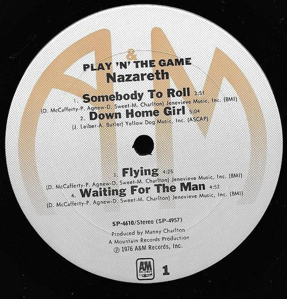 Nazareth (2) : Play'n' The Game (LP, Album, Pit)