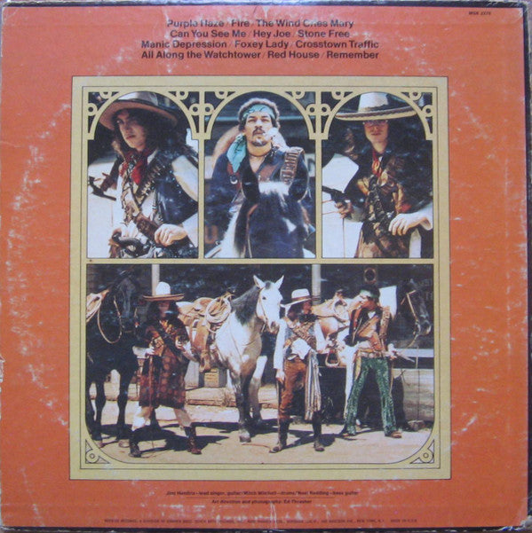 The Jimi Hendrix Experience : Smash Hits (LP, Comp, RE, Glo)