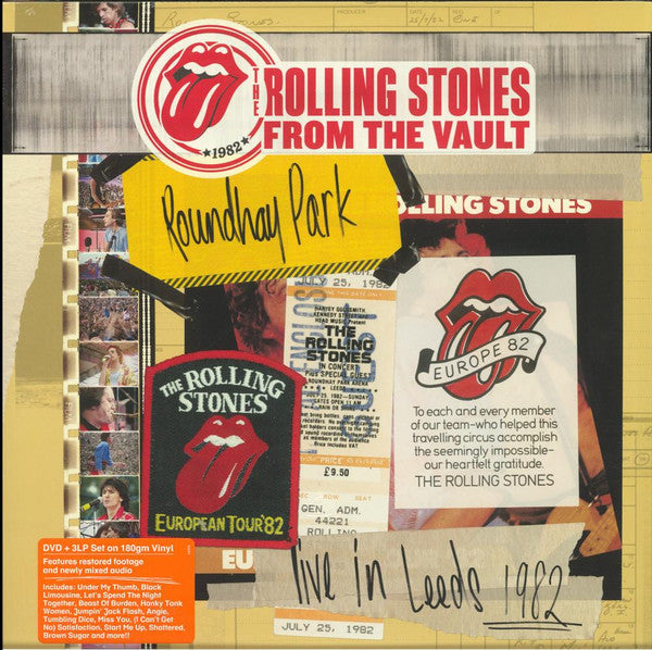 The Rolling Stones : Live In Leeds 1982 (3xLP, Album + DVD, Multichannel, NTSC)