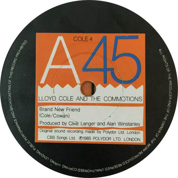 Lloyd Cole & The Commotions : Brand New Friend (7", Single)