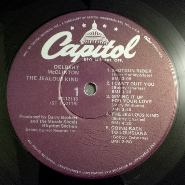 Delbert McClinton : The Jealous Kind (LP, Album, RP, Win)