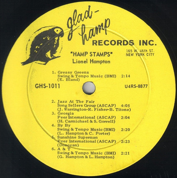 Lionel Hampton And His Jazz Inner Circle : Hamp Stamps (LP, Album, RE)