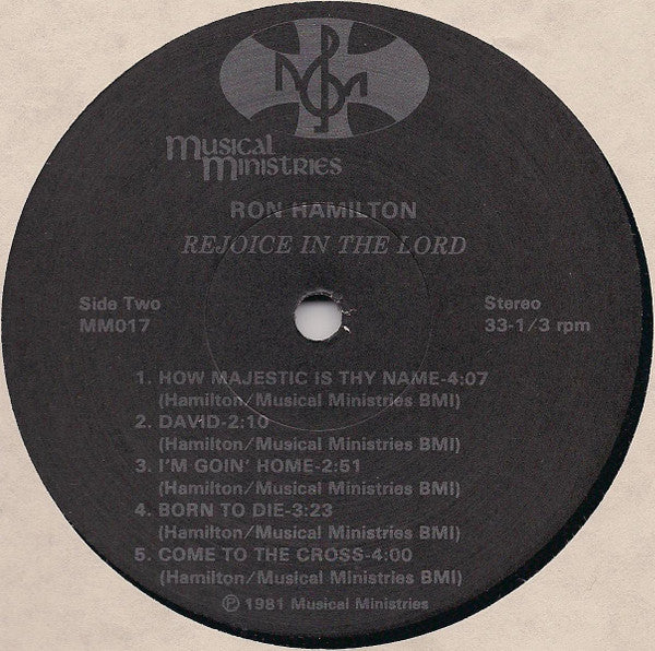 Ron Hamilton : Rejoice In The Lord (LP, Album)