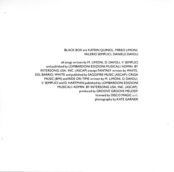 Black Box : Dreamland (CD, Album)