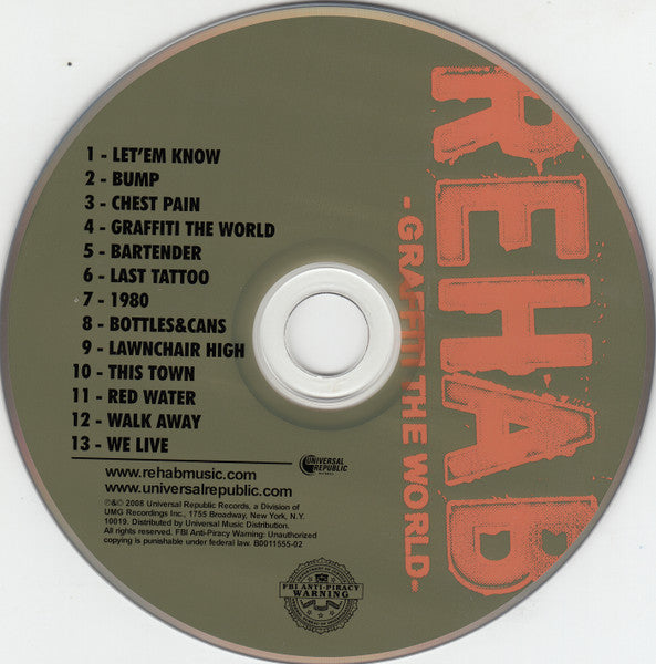 Rehab (2) : Graffiti The World (CD, Album, RE)