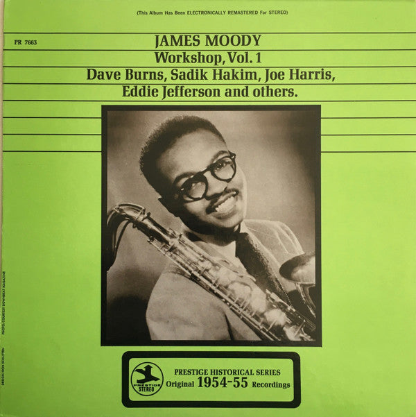 James Moody : Workshop Vol. 1 (LP, Album, Mono, RE)