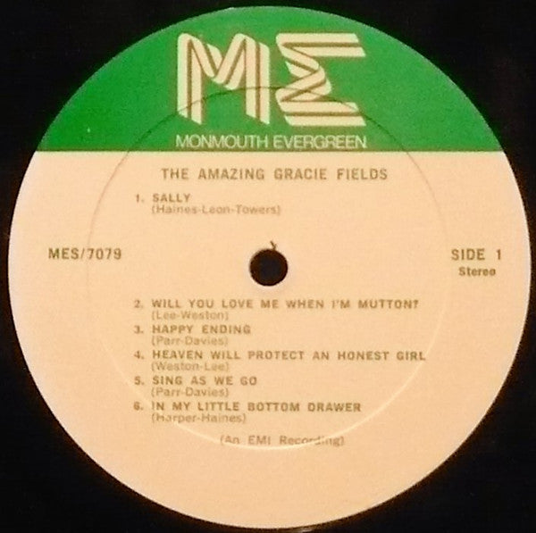 Gracie Fields : The Amazing Gracie Fields (LP, Comp)