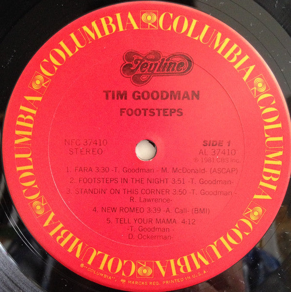 Tim Goodman : Footsteps (LP, Album)