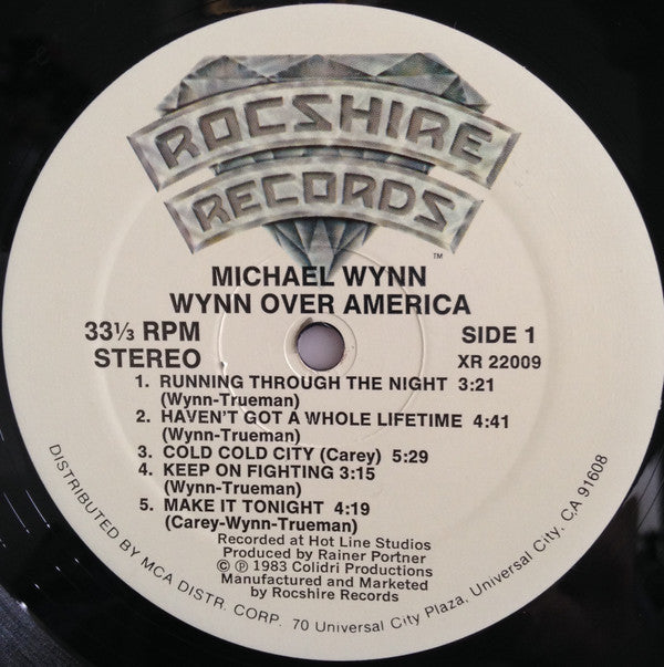 Michael Wynn (2) : Wynn Over America (LP, Album)