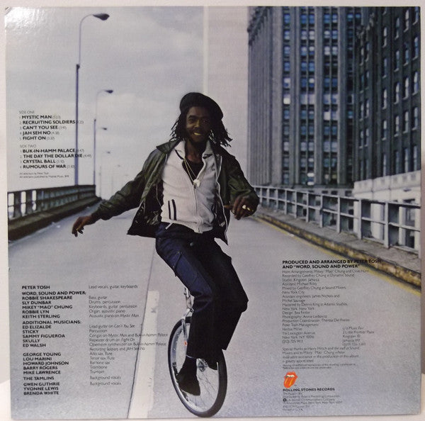 Peter Tosh : Mystic Man (LP, Album, Pre)