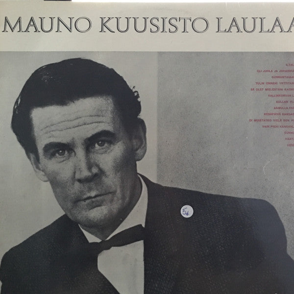 Mauno Kuusisto : Mauno Kuusisto Laulaa (LP)