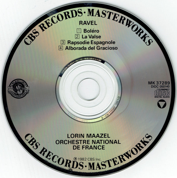 Orchestre National De France, Lorin Maazel, Maurice Ravel : Ravel Boléro (CD, RE)