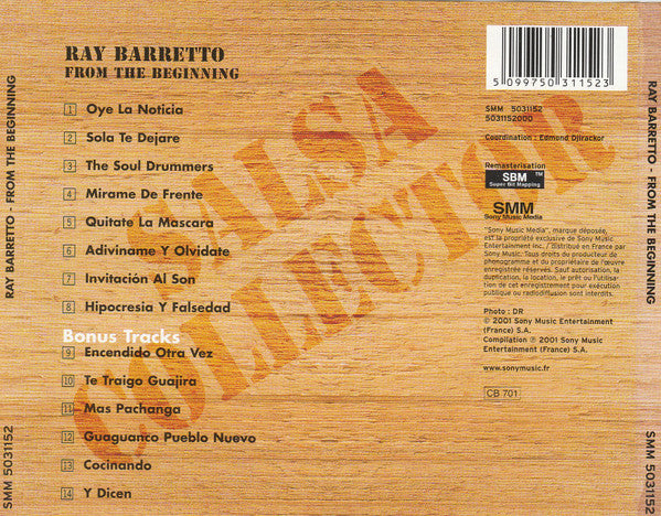 Ray Barretto : From The Beginning (CD, Album, Comp, RE, RM)