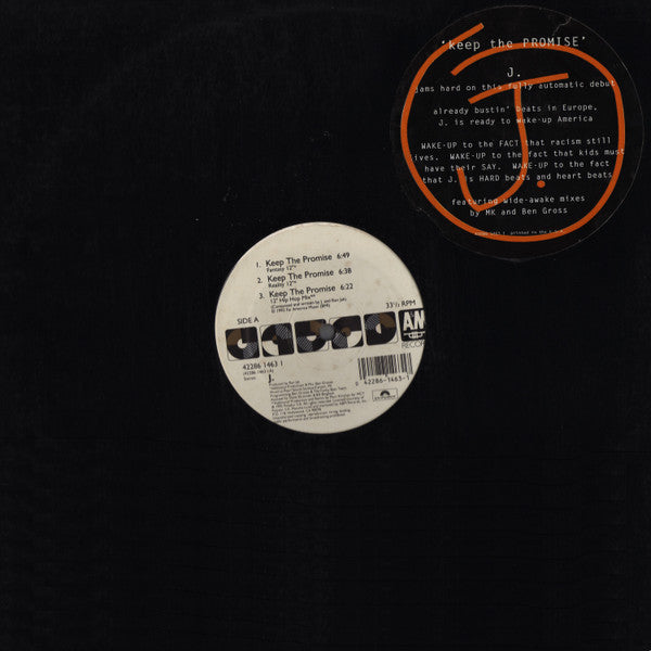 J. : Keep The Promise (12")