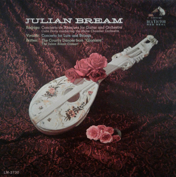 Julian Bream : Rodrigo / Britten / Vivaldi (LP, Album, Mono)