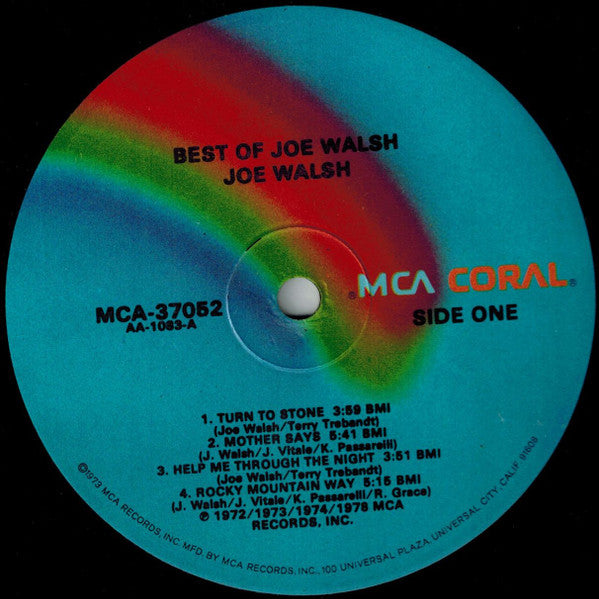 Joe Walsh : The Best Of Joe Walsh (LP, Comp, RE)