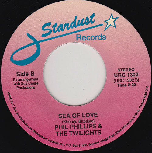 Phil Phillips With The Twilights, Frankie Ford : Sea Of Love (7", Single)
