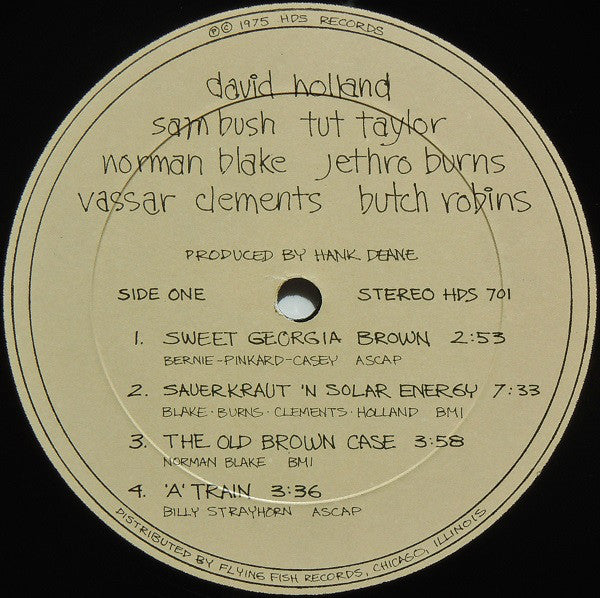 Norman Blake (2) / Tut Taylor / Sam Bush / Butch Robins / Vassar Clements / Dave Holland / Jethro Burns : Norman Blake / Tut Taylor / Sam Bush / Butch Robins / Vassar Clements / David Holland / Jethro Burns (LP, Album, All)