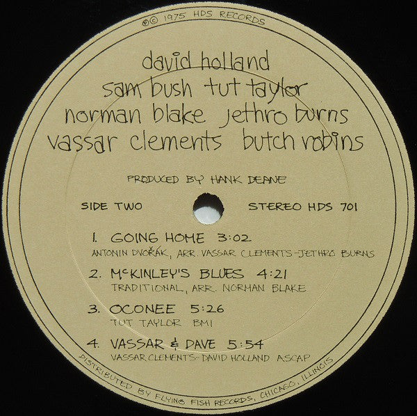 Norman Blake (2) / Tut Taylor / Sam Bush / Butch Robins / Vassar Clements / Dave Holland / Jethro Burns : Norman Blake / Tut Taylor / Sam Bush / Butch Robins / Vassar Clements / David Holland / Jethro Burns (LP, Album, All)
