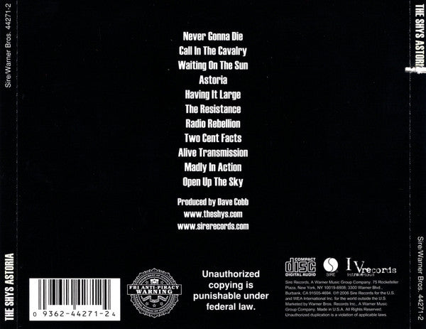 The Shys : Astoria (CD, Album)