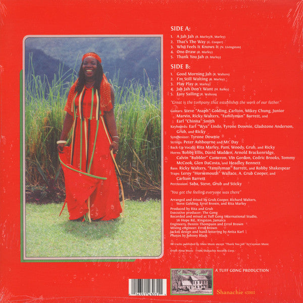 Rita Marley : Who Feels It Knows It (LP, Album, RE)