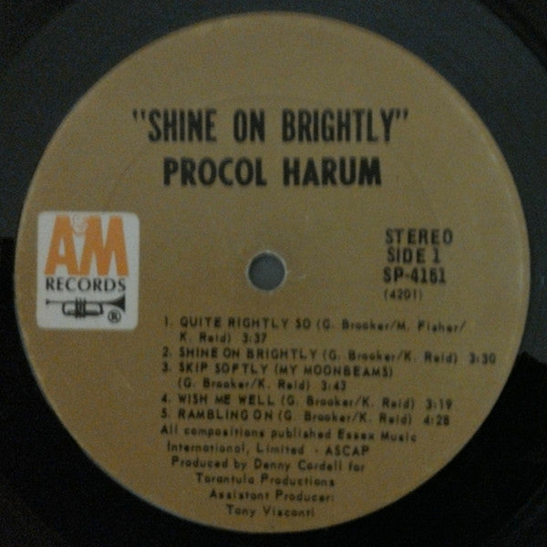 Procol Harum : Shine On Brightly (LP, Album, Gat)