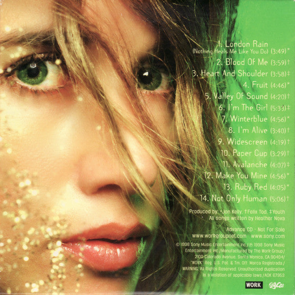 Heather Nova : Siren (CD, Advance, Album, Promo, Car)