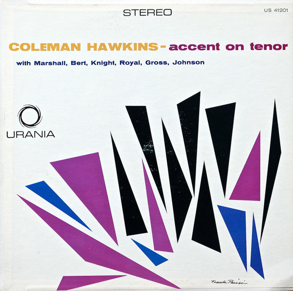 Coleman Hawkins : Accent On Tenor (LP, Album)