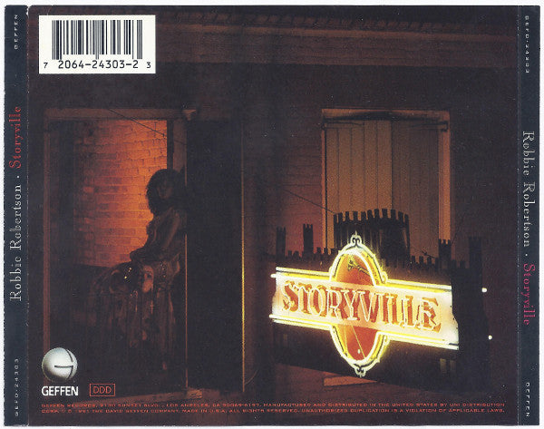 Robbie Robertson : Storyville (CD, Album, Promo)