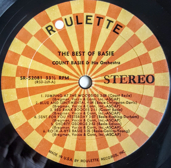 Count Basie & His Orchestra* : The Best Of Basie (LP, Album)
