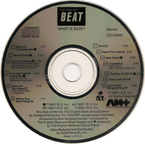 The Beat (2) : What Is Beat? (CD, Comp, RP)