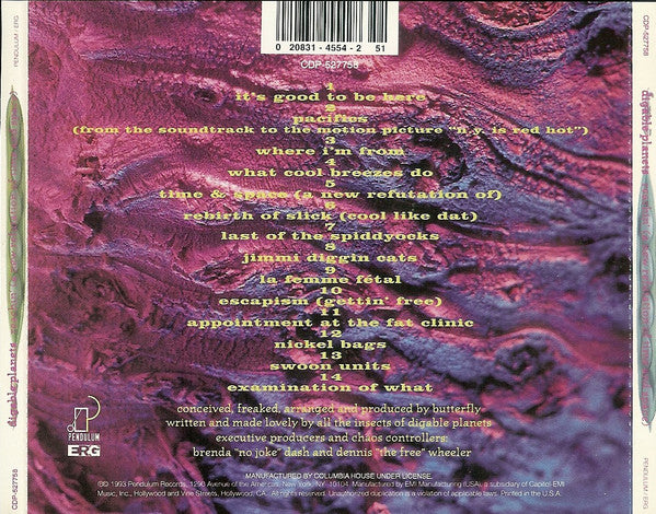 Digable Planets : Reachin' (A New Refutation Of Time And Space) (CD, Album, Club)